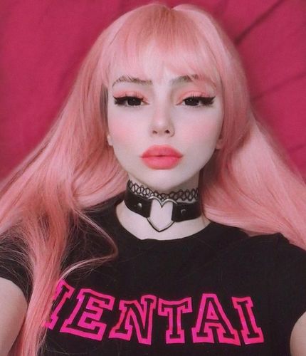 Customer photo review of lolita sweet daily pink wig yc23498