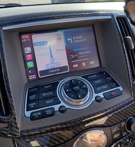 Customer photo review of Infiniti QX70 2011-2018 Wireless Apple CarPlay & Android Auto OEM Integration