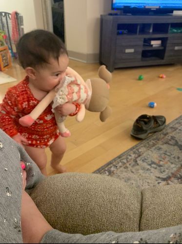 Customer photo review of Personalized Gloveleya Doll + Backpack Bundle - Pink