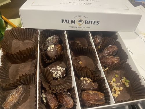Customer photo review of One Bite Palm Bites | Variety Pack