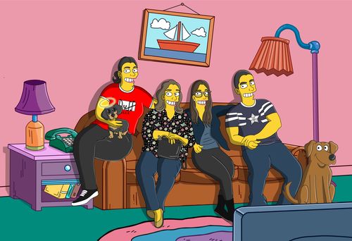 Customer photo review of RETRATO EM ARQUIVO DIGITAL FAMILIA AMARELA