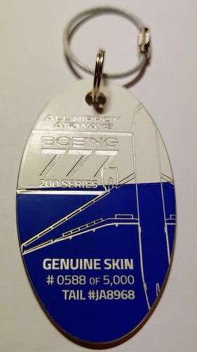 Customer photo review of Boeing 777 - ALL NIPPON AIRWAYS - PLANETAG - TAIL #JA8968 - Rare & Sold Out