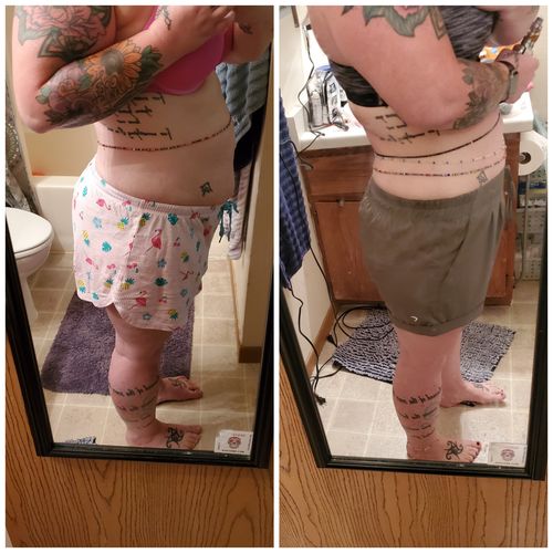 Customer photo review of Black is Beautiful Tie On Waist Beads