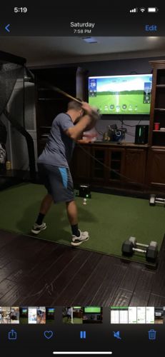 Customer photo review of SkyTrak Launch Monitor and Golf Simulator
