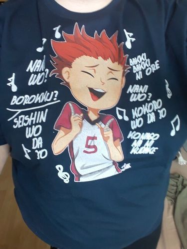 Customer photo review of Haikyuu - Satori Tendou T-shirt