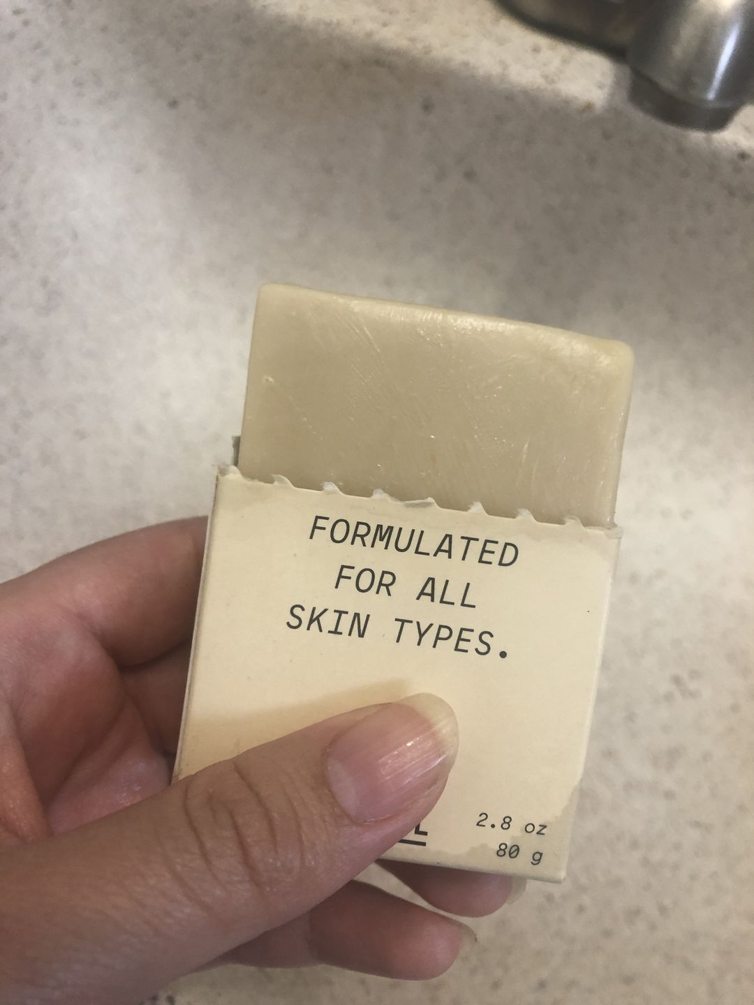 Customer photo review of Mayan Honey Facial Soap / Jabón Facial de Miel Maya