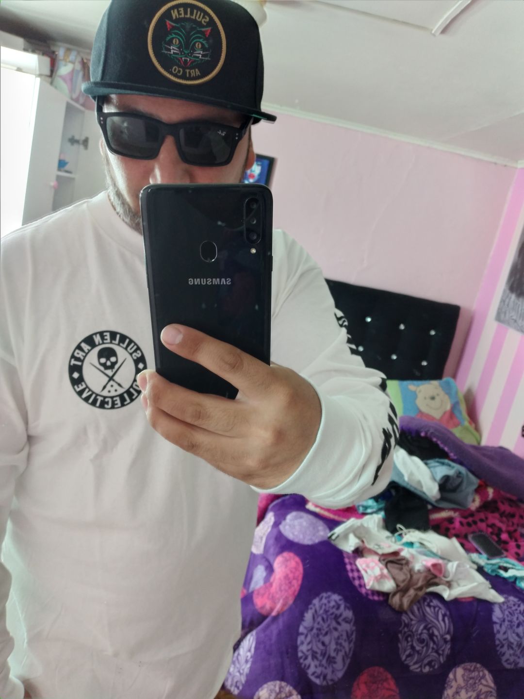 Customer photo review of BADGE OF HONOR WHITE LONG SLEEVE