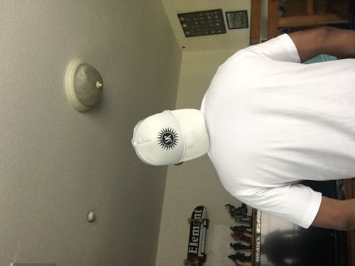 Customer photo review of Sommer Ray Trucker Hat - White