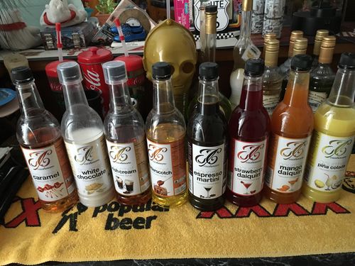 Customer photo review of Caramel Coffee Syrup