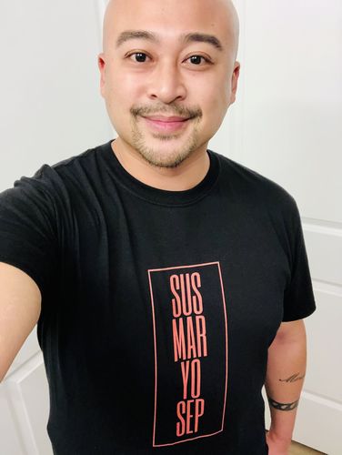 Customer photo review of Filipino T-Shirt Susmaryosep! Pinoy Funny Print