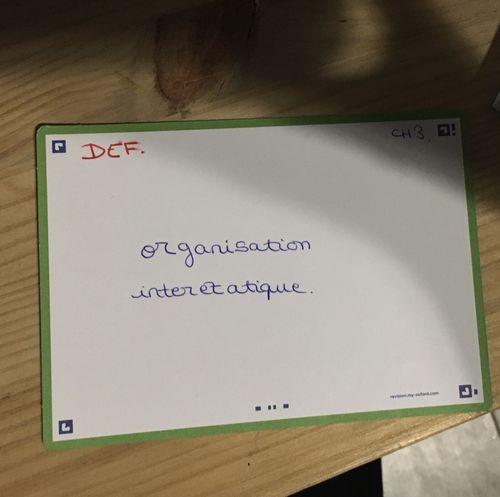Avis photo d'un client sur Flashcards FLASH 2.0 OXFORD # 80 cartes 10,5 x 14,8 cm - uni blanc