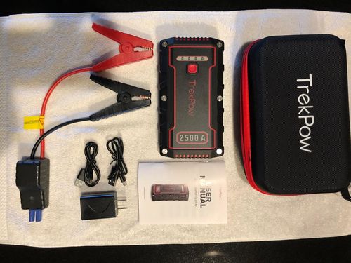 Customer photo review of TrekPow TJ2500 2500A Auto Battery Booster Jump Starter