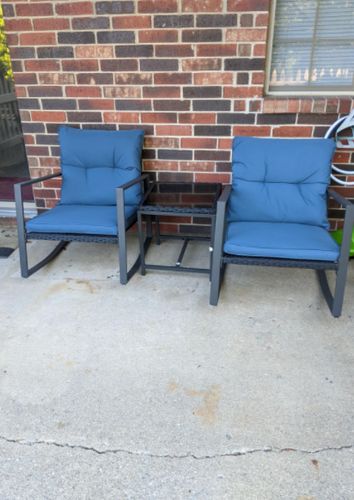 Customer photo review of Outdoor Rocking Chairs