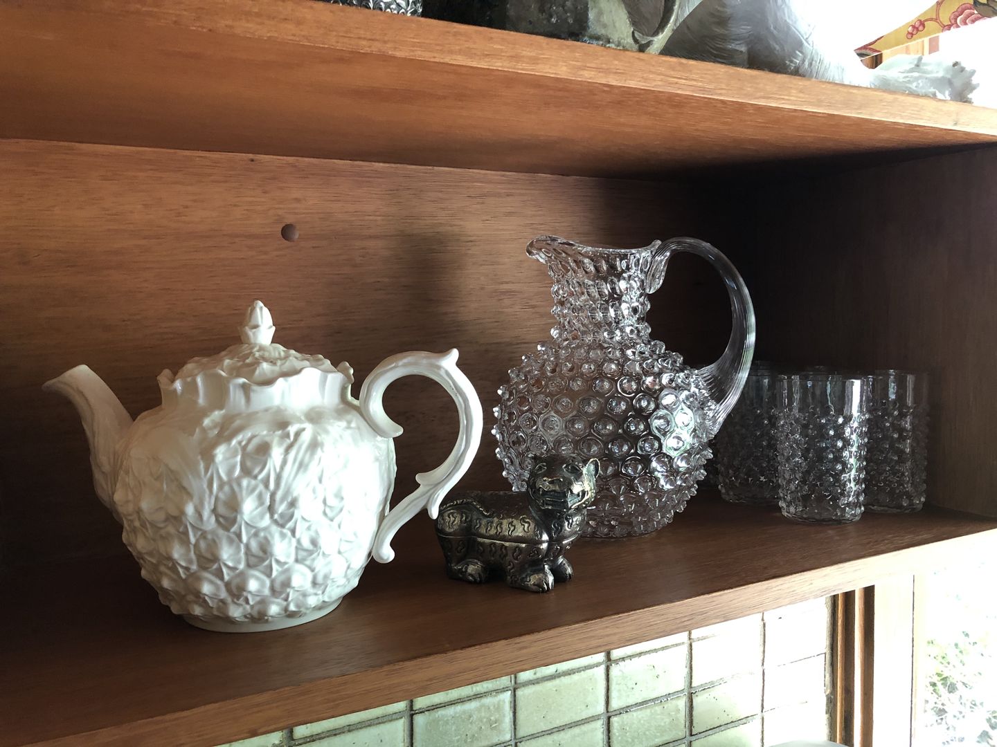 Customer photo review of Crystal Hobnail Jug