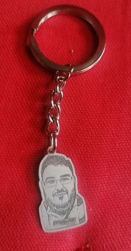 Customer photo review of Porte-clés Personnalisé en Argent