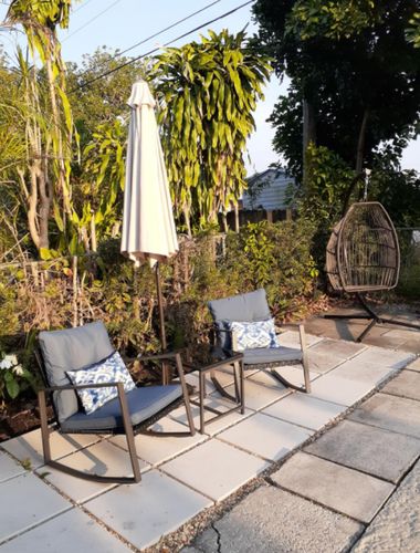 Customer photo review of Outdoor Rocking Chairs
