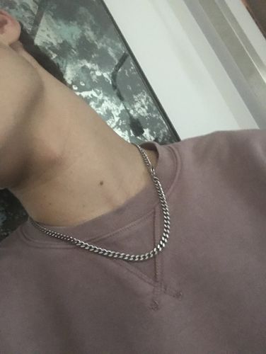 Customer photo review of Silver Unbreakable Cuban (4mm)