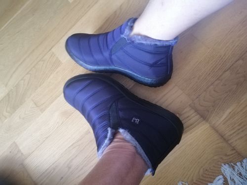 Customer photo review of Winter Warm Ankle Boots(BUY 2 GET 10% OFF, BUY3 GET 15% OFF)