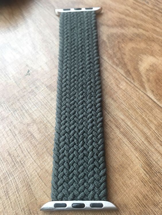 Customer photo review of Nylon Braided Solo Loop Band for Apple Watch
