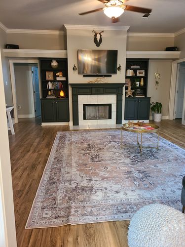 Customer photo review of Distressed Vintage Cezanne Blush Area Rug