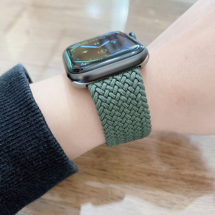 Customer photo review of Nylon Braided Solo Loop Band for Apple Watch