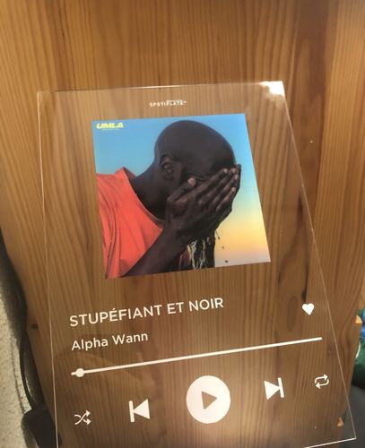 Customer photo review of Plaque personnalisée