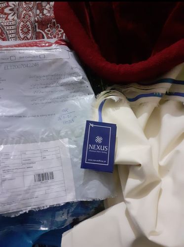 Customer photo review of Sadabahar (Cream) Wash and Wear Unstitched