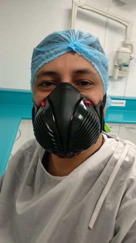 Customer photo review of Stealth P3 Dust & Particle Protective Respirator Face Mask