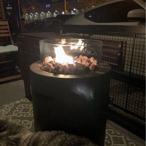 Customer photo review of Outdoor Fire Pits
