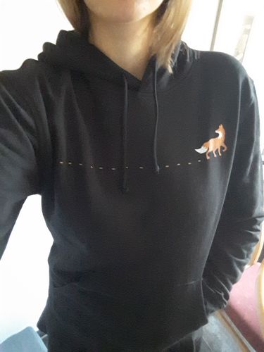 Customer photo review of FUCHS SPUR - Bio Unisex Hoodie (BASIC)