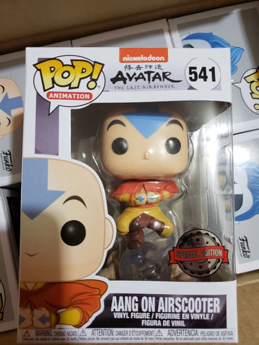 Customer photo review of 541 FUNKO POP Animation : Aang on airscooter Avatar (special edition)
