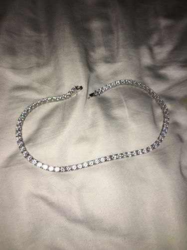 Customer photo review of Top Quality 115 Carat VVS Flawless Steel Chain