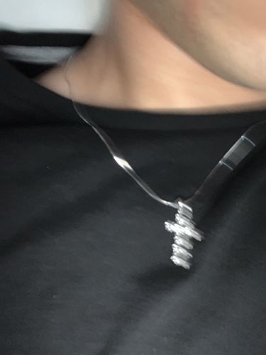 Customer photo review of 1800 flowers pendant & necklace