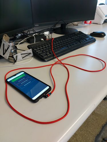 Customer photo review of Your Go To Cable - Charges All Your Devices