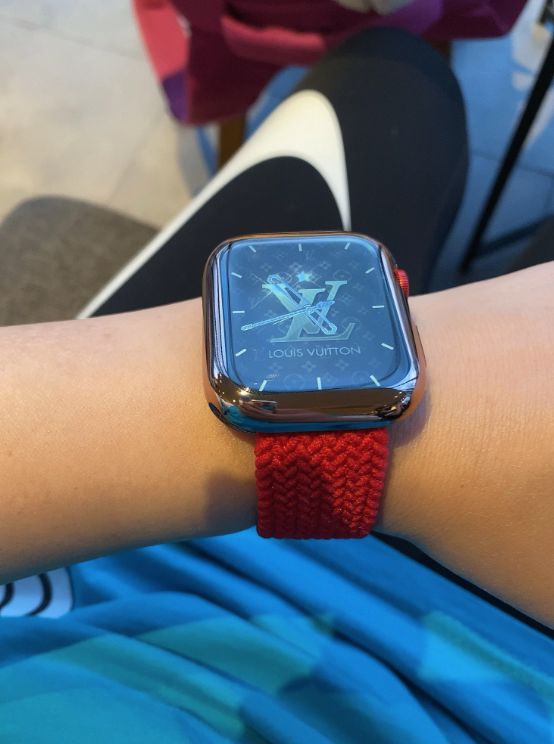 Customer photo review of Nylon Braided Solo Loop Band for Apple Watch