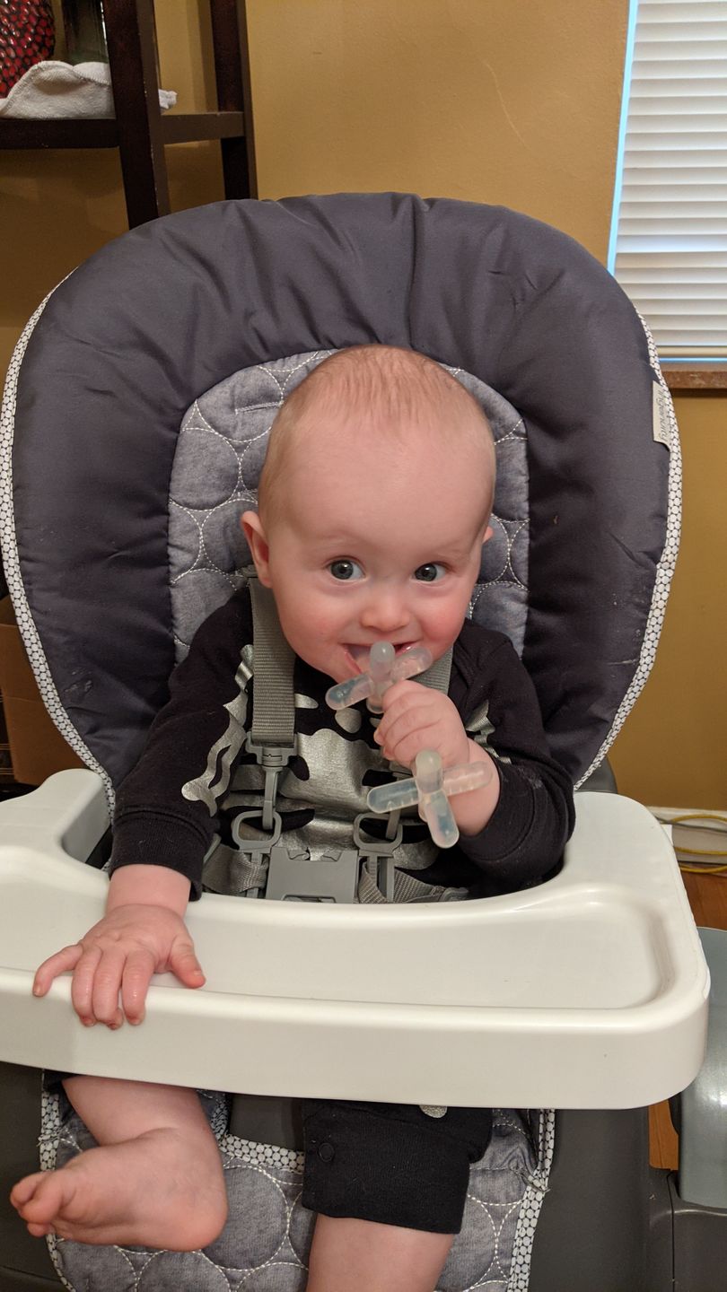 Customer photo review of moonjax® baby teether