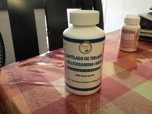 Customer photo review of Cartilago de Tiburon + Glucosamina + MSM 1400mg