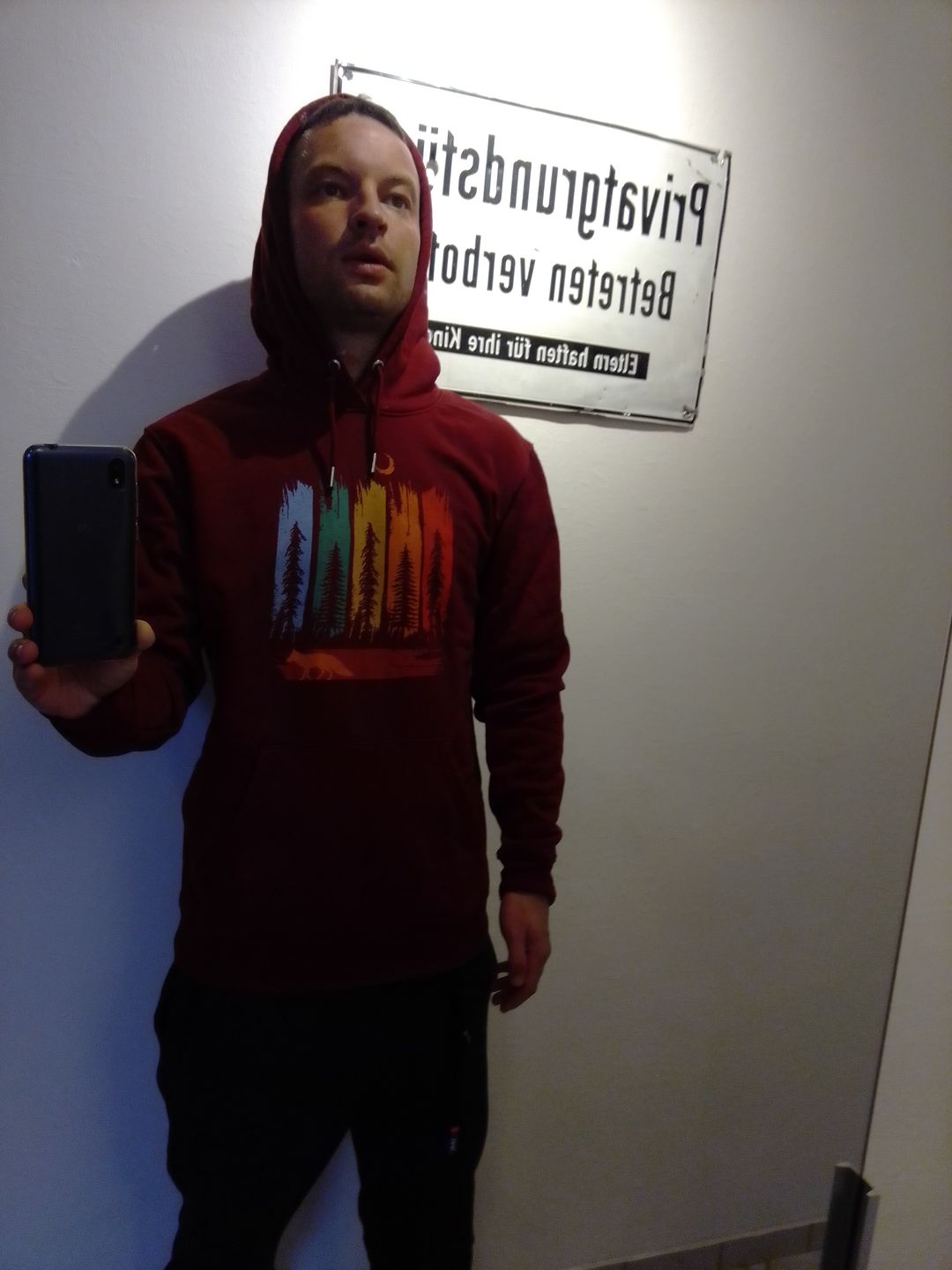 Customer photo review of FUCHS IM WALD BUNT - Bio Unisex Hoodie (PREMIUM)