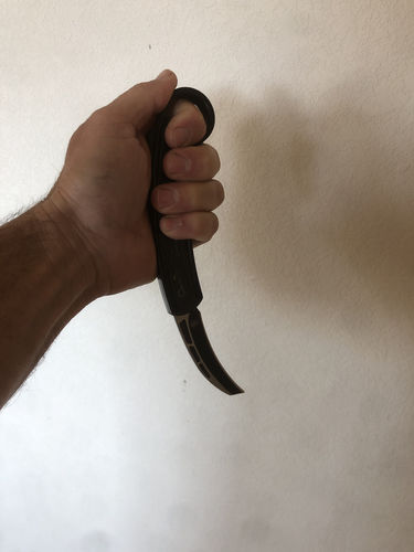 Customer photo review of DEMON KARAMBIT OTF