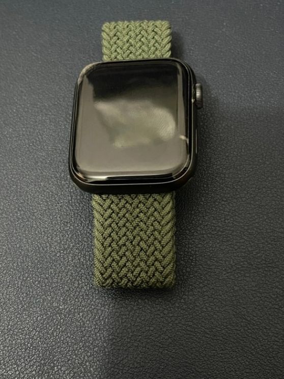 Customer photo review of Nylon Braided Solo Loop Band for Apple Watch