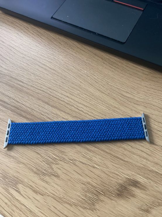 Customer photo review of Nylon Braided Solo Loop Band for Apple Watch
