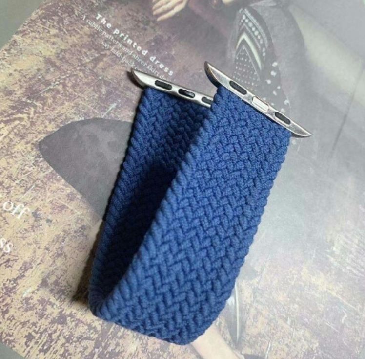 Customer photo review of Nylon Braided Solo Loop Band for Apple Watch