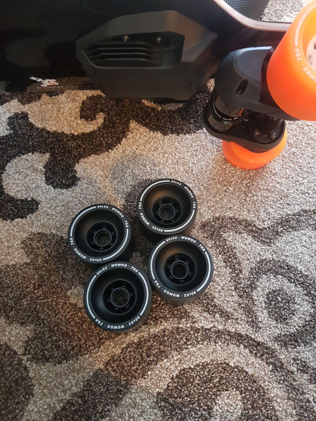 Customer photo review of Front wheels for WowGo 3/3X/mini2 (1 Pair）