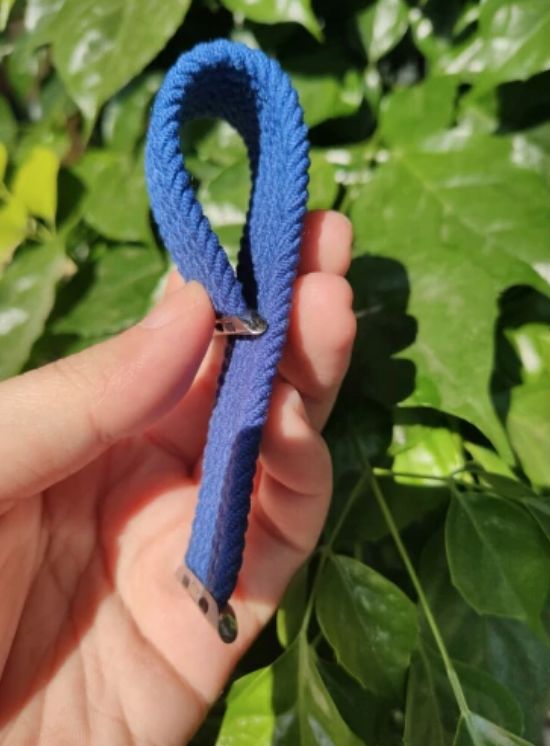 Customer photo review of Nylon Braided Solo Loop Band for Apple Watch