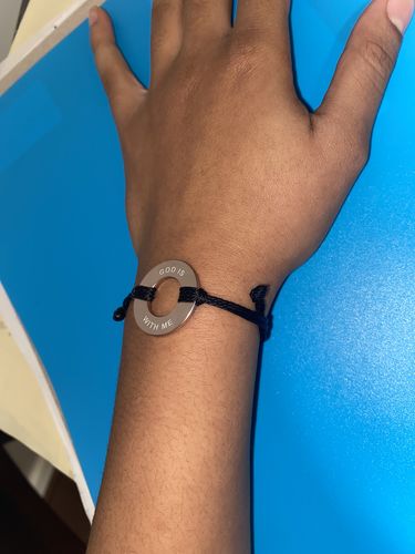 Customer photo review of GOD IS WITH ME - Encircle Faithlet