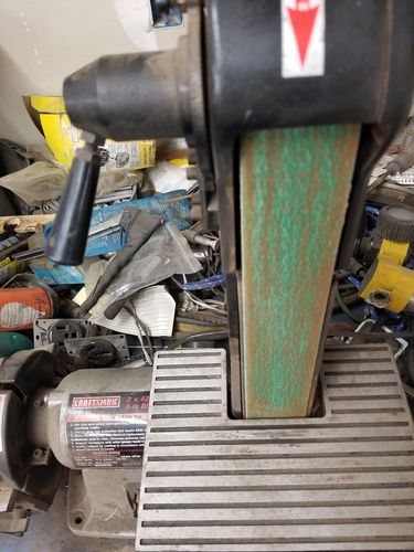 Customer photo review of 2" X 42" Knife Makers Sanding Belts Assortment Kits