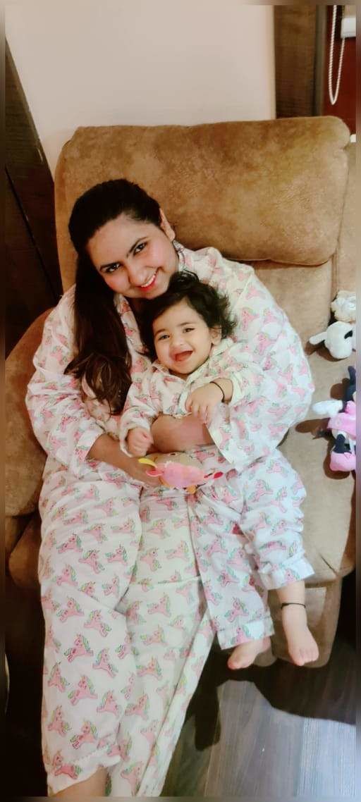 Customer photo review of Unicorn Soft Cotton Pajama Set