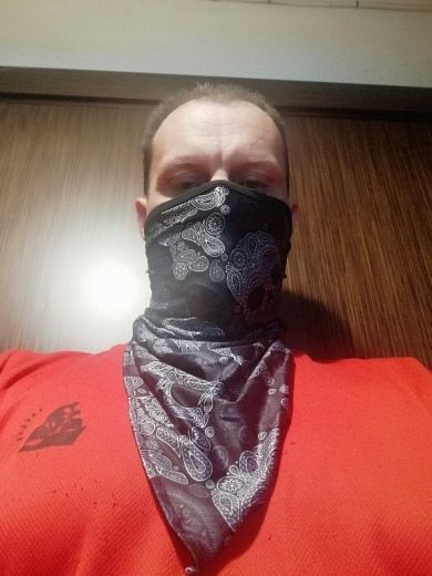 Customer photo review of Face Mask - Multiple Styles