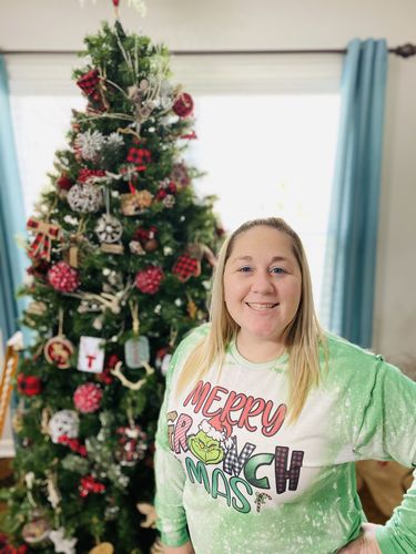 Customer photo review of Merry Grinchmas Long Sleeve Tee