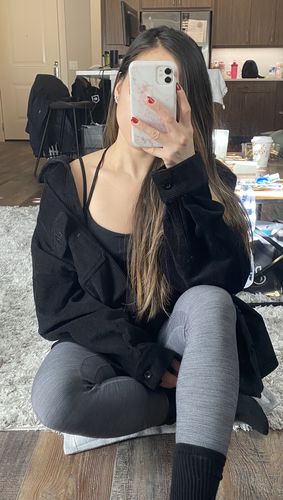 Customer photo review of Oversized Corduroy Jacket